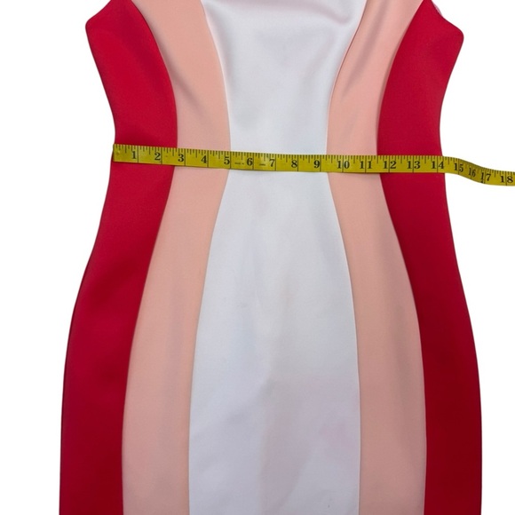 Calvin Klein Elegant Colorblock Sleeveless Sheath Dress Size 10 E54 - Picture 9 of 16